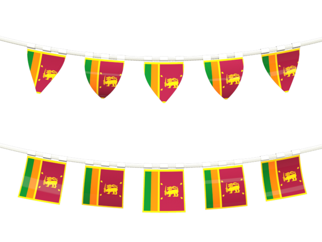Rows of flags. Download flag icon of Sri Lanka at PNG format