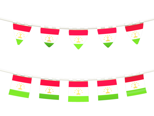 Rows of flags. Download flag icon of Tajikistan at PNG format
