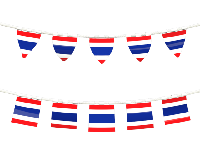 Rows of flags. Download flag icon of Thailand at PNG format