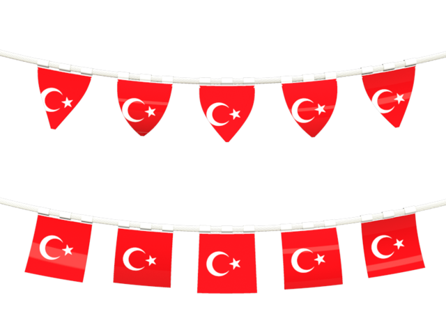 Rows of flags. Download flag icon of Turkey at PNG format