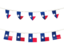 Flag of state of Texas. Rows of flags. Download icon
