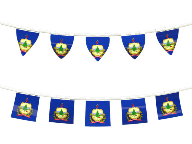 Rows of flags. Download flag icon of Vermont