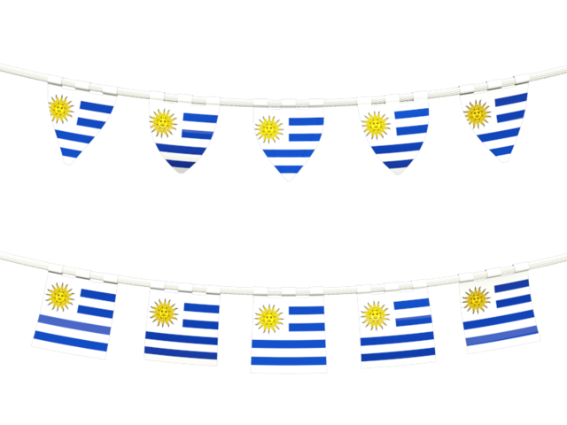 Rows of flags. Download flag icon of Uruguay at PNG format