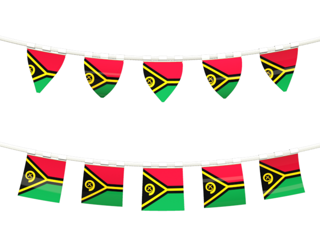 Rows of flags. Download flag icon of Vanuatu at PNG format