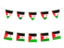 Western Sahara. Rows of flags. Download icon.