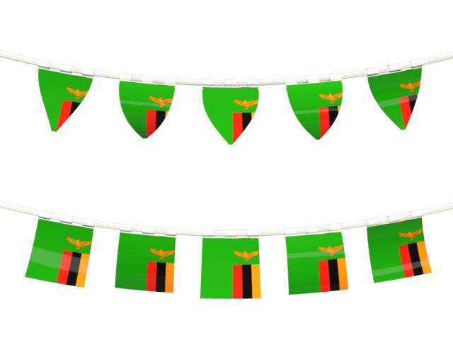 Rows of flags. Download flag icon of Zambia at PNG format