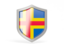 Aland Islands. Shield icon. Download icon.