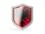 Albania. Shield icon. Download icon.