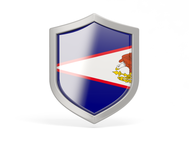 Shield icon. Download flag icon of American Samoa at PNG format