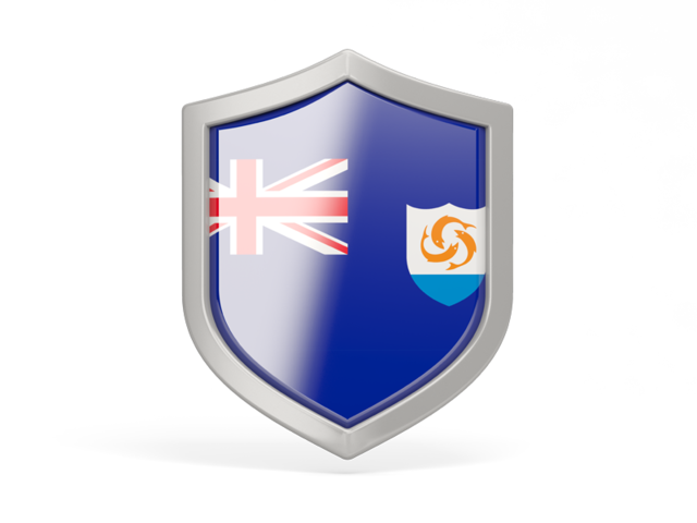 Shield icon. Download flag icon of Anguilla at PNG format