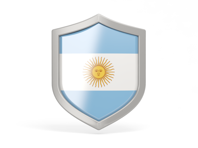 Shield icon. Download flag icon of Argentina at PNG format