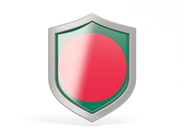 Shield icon. Download flag icon of Bangladesh at PNG format
