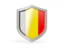 Belgium. Shield icon. Download icon.