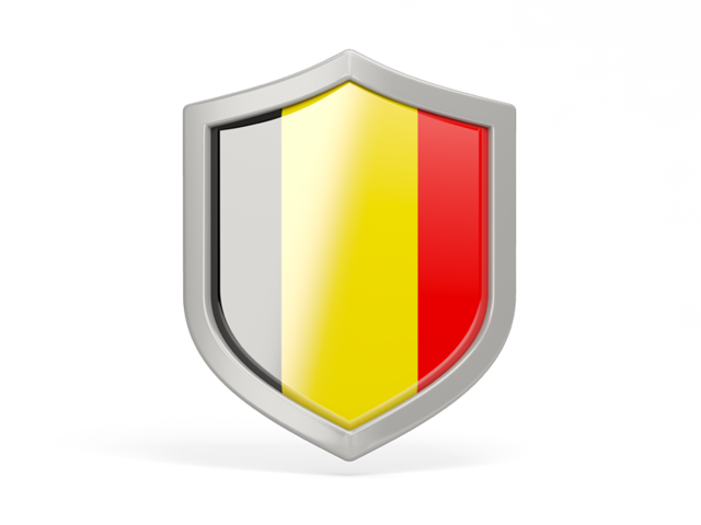 Shield icon. Download flag icon of Belgium at PNG format