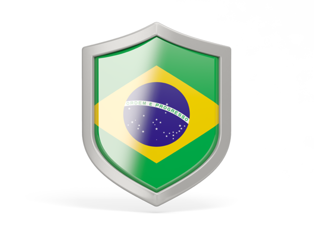 Shield icon. Download flag icon of Brazil at PNG format