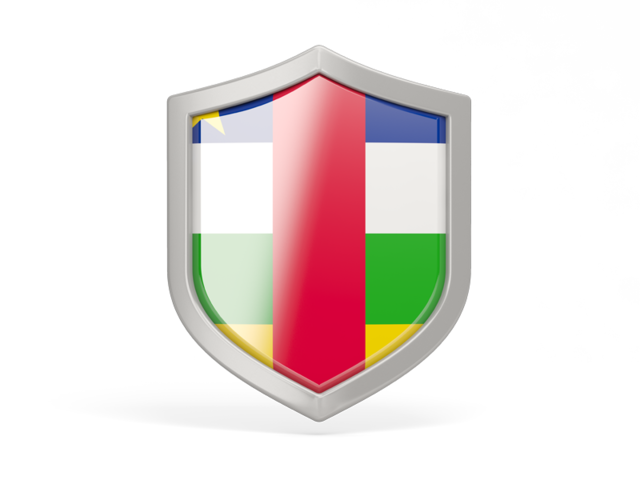 Shield icon. Download flag icon of Central African Republic at PNG format