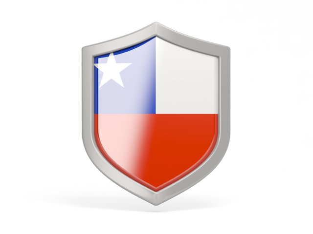 Shield icon. Download flag icon of Chile at PNG format