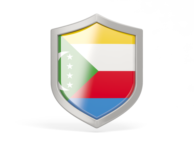 Shield icon. Download flag icon of Comoros at PNG format