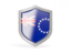 Cook Islands. Shield icon. Download icon.