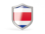 Costa Rica. Shield icon. Download icon.