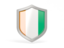 Cote d'Ivoire. Shield icon. Download icon.