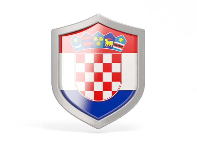 Shield icon. Download flag icon of Croatia at PNG format