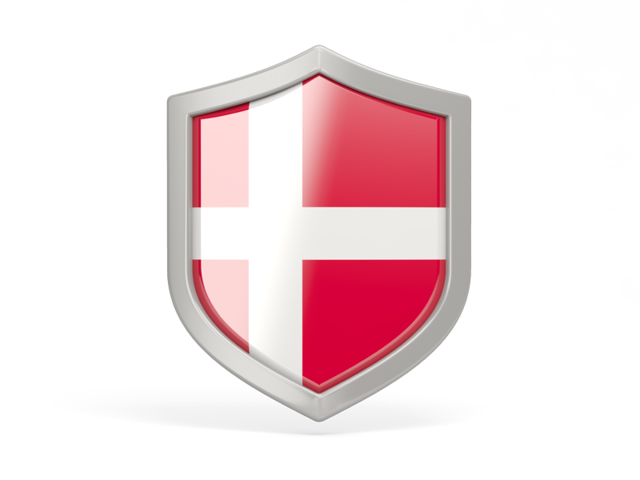 Shield icon. Download flag icon of Denmark at PNG format