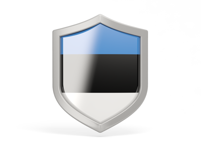 Shield icon. Download flag icon of Estonia at PNG format