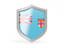 Fiji. Shield icon. Download icon.