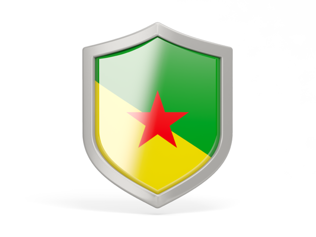 Shield icon. Download flag icon of French Guiana at PNG format
