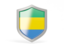 Gabon. Shield icon. Download icon.