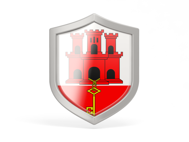 Shield icon. Download flag icon of Gibraltar at PNG format