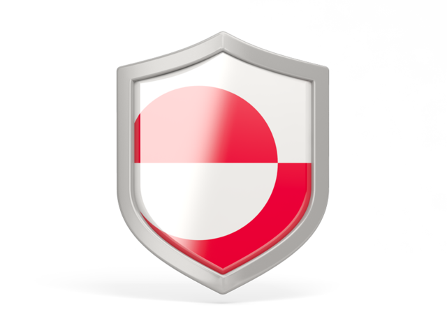 Shield icon. Download flag icon of Greenland at PNG format