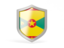 Grenada. Shield icon. Download icon.