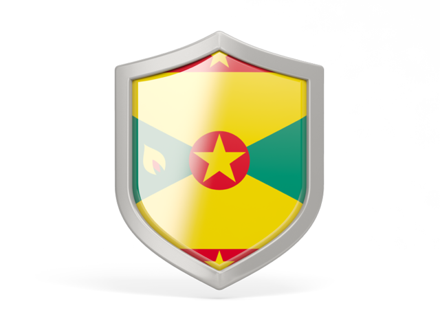 Shield icon. Download flag icon of Grenada at PNG format