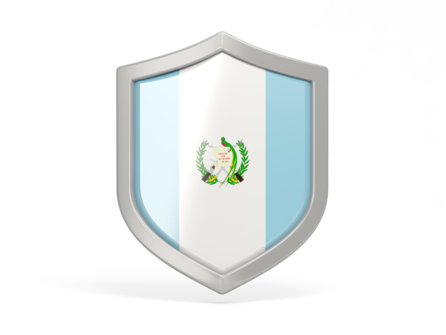 Shield icon. Download flag icon of Guatemala at PNG format