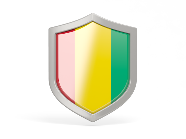 Shield icon. Download flag icon of Guinea at PNG format