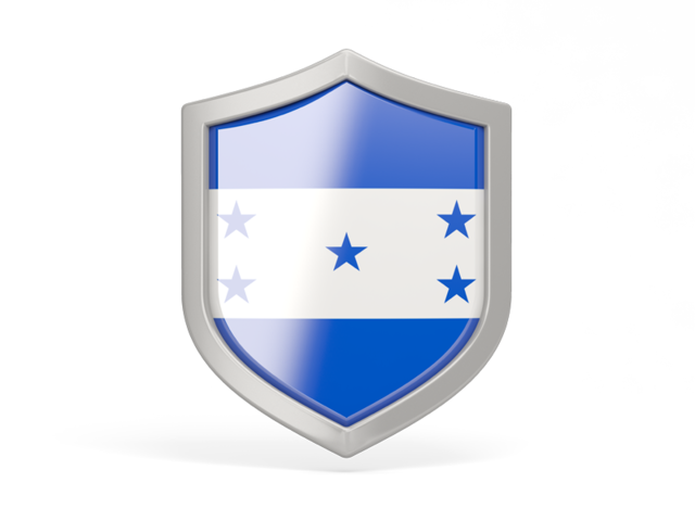 Shield icon. Download flag icon of Honduras at PNG format