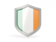 Ireland. Shield icon. Download icon.