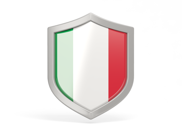 Shield icon. Download flag icon of Italy at PNG format