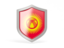 Kyrgyzstan. Shield icon. Download icon.