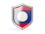 Laos. Shield icon. Download icon.