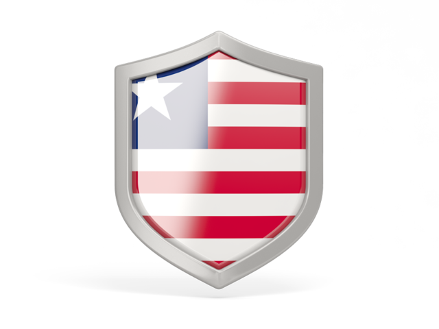 Shield icon. Download flag icon of Liberia at PNG format