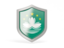 Macao. Shield icon. Download icon.