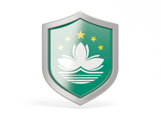 Shield icon. Download flag icon of Macao at PNG format