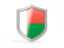 Madagascar. Shield icon. Download icon.