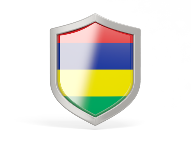 Shield icon. Download flag icon of Mauritius at PNG format