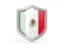 Mexico. Shield icon. Download icon.