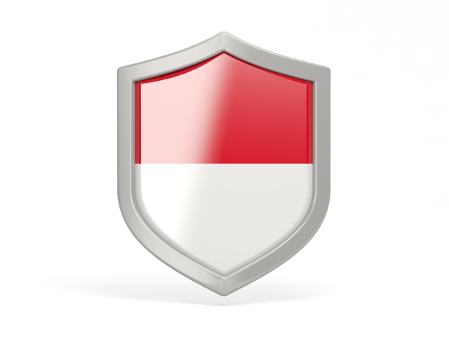 Shield icon. Download flag icon of Monaco at PNG format