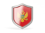 Montenegro. Shield icon. Download icon.